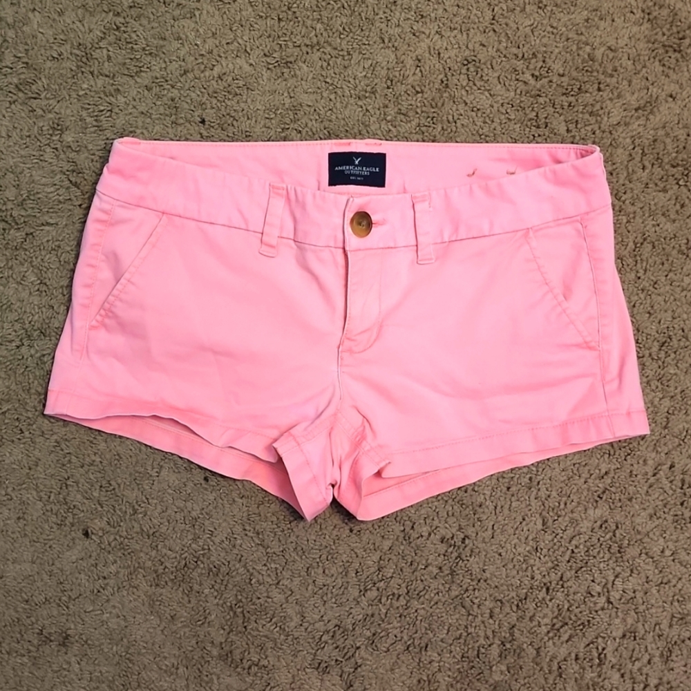 American Eagle pink shorties size 4